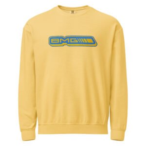 Aqua and Gold Embroidered Sweatshirt
